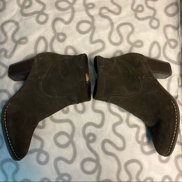 PLDM for PALLADIUM Sz EU 39 Suede Leather Booties Stacked Heels - Picture 6 of 12